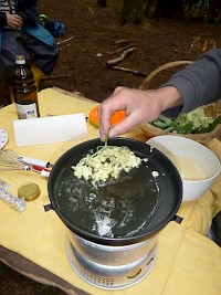 Gleich bruzzelt es in der Pfanne