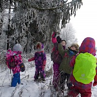 Achtung! Gleich kommt die Schneedusche!