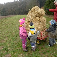 Stohballentransport