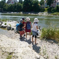 Ein kleiner Abstecher zur Fischtreppe hinter der Mühleninsel.