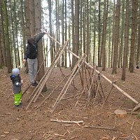 Die Hüttenbauer haben große Pläne.