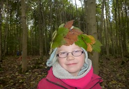 Eine Blätterkrone für die Waldkönigin