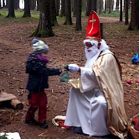 Und zum Schluss gibt's zur Belohnung noch ein Nikolaussackerl.