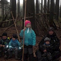 Ganz wichtig: Die Stabhalterin!