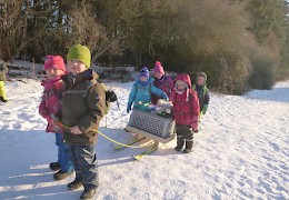 Unser "Bollerwagen" für den Winter.