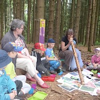 Sogar ein großes Didgeridoo hatte Platz im Reisekoffer Cumbolinos.