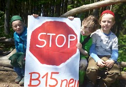 Keine B15 durch's Lausbacher Holz!