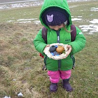 Der Osterhase bringt für jeden ein Nesterl.....