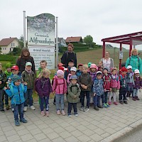 Warten auf den Bus