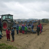 So einen großen Pflug bekommt man ja nicht alle Tage zu sehen.