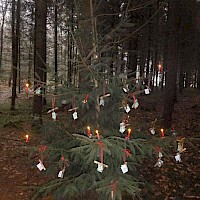 Das Christkindl hat natürlich auch noch vorbeigeschaut und für jeden kleinen Hirten eine Hirtenflöte mitgebracht.
