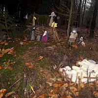 Nun sind alle Schafe beim Stall von Bethlehem angekommen.