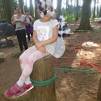 Die Eule sitzt schon auf ihrem Platz!