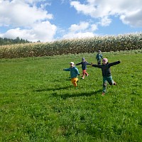 Gegen den Wind anlaufen!