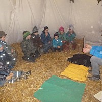 Gemütliches Kennenlernen und Erzählen.