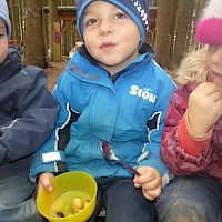 Kartoffeln mit Butter - ein leckeres Essen!