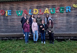 Der neue Elternbeirat des Waldkindergartens