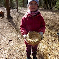 Fertig ist das schöne Osternest!